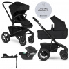 Easywalker Kočík kombinovaný Jimmey 2v1 Pepper Black LITE AIR + CYBEX Aton B2 i-Size + základňa