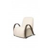 Ferm Living Kreslo Buur Nordic Bouclé – biele
