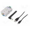Prevodník RS485/USB Počet portov 2 24VDC DIN,na panel IP20