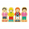 Bigjigs Toys Dřevěné puzzle národnosti Bigjigs Toys Dřevěné puzzle národnosti