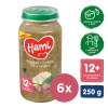6x HAMI Príkrm mäsovo-zeleninový Brokolica s hovädzím, ryžou a cuketou 250g, 12+