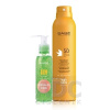 BABÉ SLNKO Opaľovací sprej + Aloe vera gél (Transparent Sunscreen) transparentný, s ochranným faktorom SPF 50 200 ml+darček:gél 90 ml, 1x1 set