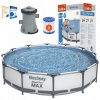 Bazén Bestway s kruhovým rámom 366 x 366 cm (BESTWAY FRAME BAZÉN 366X76cm PUMP/FILTER 56416)