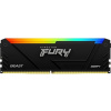 Kingston FURY Beast/DDR4/128GB/3200MHz/CL16/4x32GB/RGB/Black KF432C16BB2AK4/128