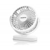 Aigostar B.V. | Aigostar - Nabíjací stolný ventilátor 4W/5V 1500mAh biela | AI1056