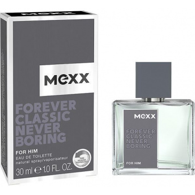 Mexx Forever Classic Never Boring for Him, Toaletná voda, Pánska vôňa, 30ml