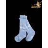 Detské podkolienky z mongolskej vlny bledomodré jeleň 2 (12-14cm)