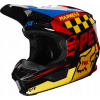 KASK FOX V-1 / V1 CZAR ČIERNA / ŽLTÁ (L) 2019 (KASK FOX V-1 / V1 CZAR ČIERNA / ŽLTÁ (L) 2019)