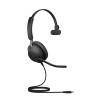 Jabra Evolve2 40 SE/Mono/USB-C/Drôt/Čierna