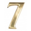 Domové čísla, mosadz 10 cm, mosadz - 7 (Domové čísla, mosadz 10 cm, mosadz - 7)
