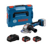 Bosch GWS 18V-11 aku uhlová brúska 125mm 18 V 2x5Ah 06019N4103