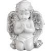 Dekorácia MagicHome Modliaci anjelik polyresin na hrob 9x7,5x11 cm