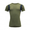 Devold pánske tričko s krátkým rukávom Hiking Man T Shirt | farba: LICHEN/NIGHT, veľkosť: M