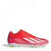 adidas X Crazyfast League Laceless Firm Ground Football Boots Red/Wht/Yellow 8 (42)