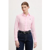 Ľanová košeľa Polo Ralph Lauren 211970730 ružová S