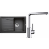 Set Blanco 08-A 25 (dřez Sona 45 S Antracit + baterie Mila Chrom)