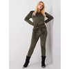 Factory Dámsky velúrový komplet pre moletky Jeanne – rôzne farby Farba: Khaki, Veľkosť molet: 3XL