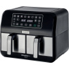 Kenwood Home Appliance HFM20.000MB teplovzdušná fritéza, 8 l, 1700 W, funkcia časovača, nepriľnavý povlak, čierna/strieborná; 00C462400KEDE