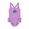 Dívčí jednodílné plavky Color Kids Iris Orchid Velikost: 104