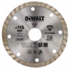 DT3702 DeWALT Diamantový kotouč turbo pro suché řezání ze slinutých karbidů 115x22,2mm