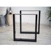 Treesome Robustní Železná Industrial Podnož Stolová Noha 2ks Černá Rozměr: Š 70 x V 72 cm