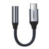 Ugreen AV142 adaptér 3,5mm jack / USB-C 10cm sivý 30632