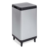 Dotykový plastový odpadkový kôš v striebornej farbe 80 l Berlino – DEA HOME