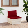 Lavica s operadlom, drevo 60 x 60 cm