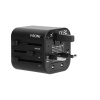 ORNO Univerzálny cestovný adaptér GOworld, 100 – 240V, 8A
