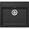 SCHOCK Mono N-100 Cristadur drez, s excentrom, horná montáž, 570 x 510 mm, Magma, MONN100AMAG