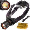 Verk Čelovka CREE XHP160 LED IPX5 1000m, černá