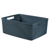 Kôš Curver® JUTE M 12L, antracit, 36x15x28 cm