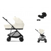 CYBEX Melio Carbon + Cot Travel Set Cloud G Plus i-Size canvas white 2025