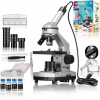 Bresser Junior 40x - 1024x USB (Zväčšenie 40-1024x, okuláre WF10x/16x, USB HD kamera, len spodné LED, bez kufríka )