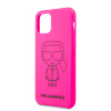 Karl Lagerfeld puzdro plastové Apple iPhone 11 Pro KLHCN58SILFLP