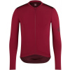 Pánsky cyklistický dres Rapha Men's Pro Team Long Sleeve Lightweight Jersey - burgundy / port M