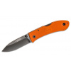Zatvárací nôž KA-BAR® Dozier Folding Hunter – Čierna čepeľ, Oranžová