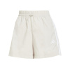 adidas Essentials 3-Stripes Lifestyle Woven Shorts Womens Beige S (8-10)