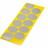 AD4221 samolepiace kolieska s textilným nosičom, priemer 60 mm, farba sivá