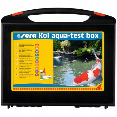 sera Koi aqua-test box testovací kufrík pH KH GH ...