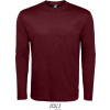 SOL´S MONARCH / Pánske tričko s dlhým rukávom - oxblood S