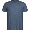 Stedman Tričko Crew Neck T Lux, krátký rukáv, unisex COT057000zj804-dark denim XL Melír tmavý denim