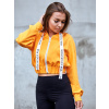 Crop Top mikina do pásu VSB LEA mango, ZVOĽTE VEĽKOSŤ OBLEČENIA 2XL/3XL