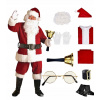 Kostým pre chlapca- Velor Christmas Claus vianočné oblečenie Vianoce (Velor Christmas Claus vianočné oblečenie Vianoce)
