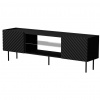 Cama Meble Tv stolík LUCCA 180 EF, čierny mat