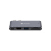 Canyon CNS-TDS05DG Thunderbolt 3 Docking Station, 5 portov, 1xThunderbolt 3+1xUSB3.0+1xHDM+SD a TF Reader