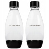 Plastová fľaša SodaStream 2 x 500 ml, čierna