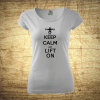 Keep calm and lift on, Barva Bílá, Velikost L Bezvatriko.cz 208263