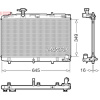 DENSO Chladič motora DENSO DRM50155