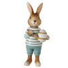Boltze Home Figúrka zajac Jonas 20,5cm Variant: S kraslicou